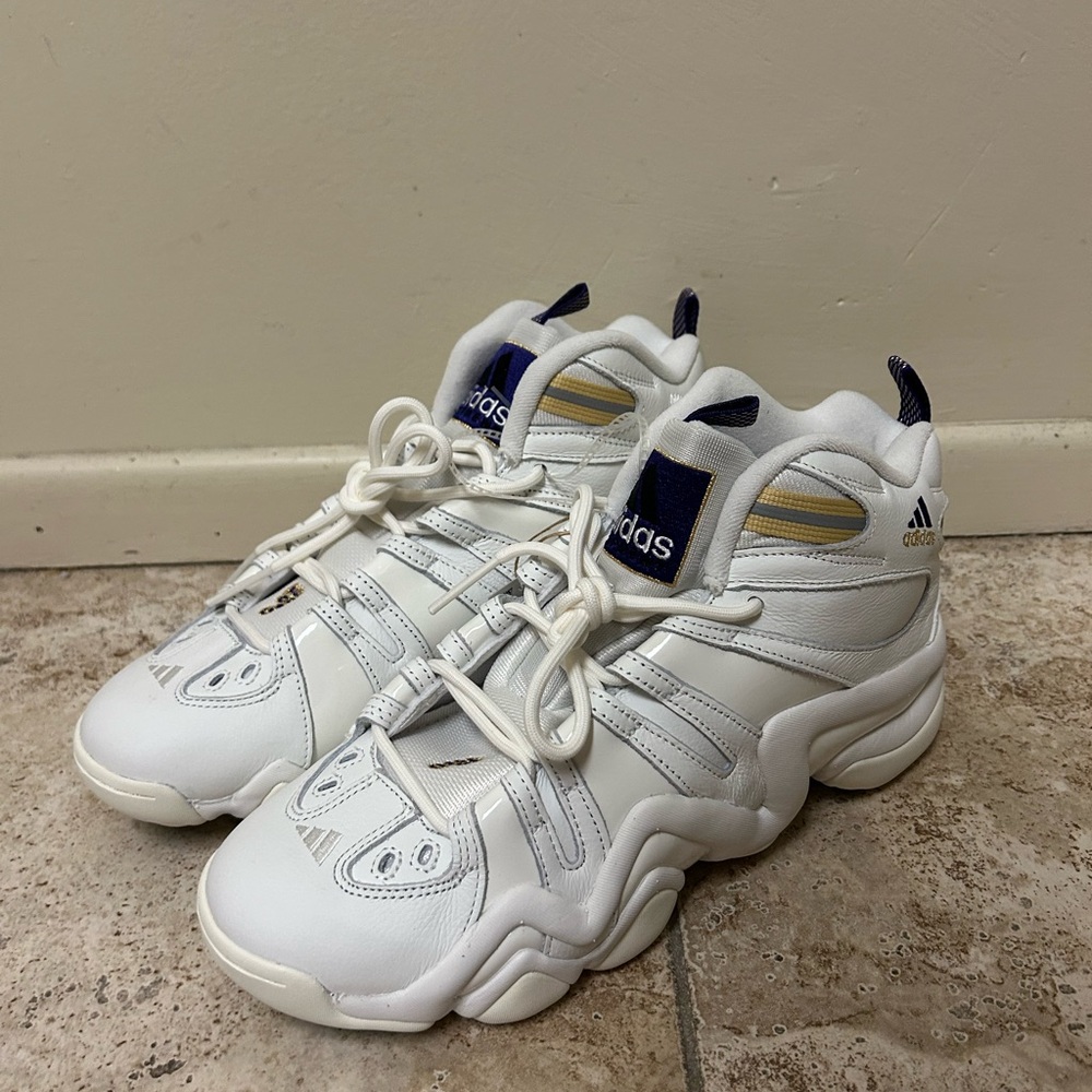 NEW adidas Crazy 8 'Core White Purple' - IF4523 Kobe Bryant Lakers 98 Size 17